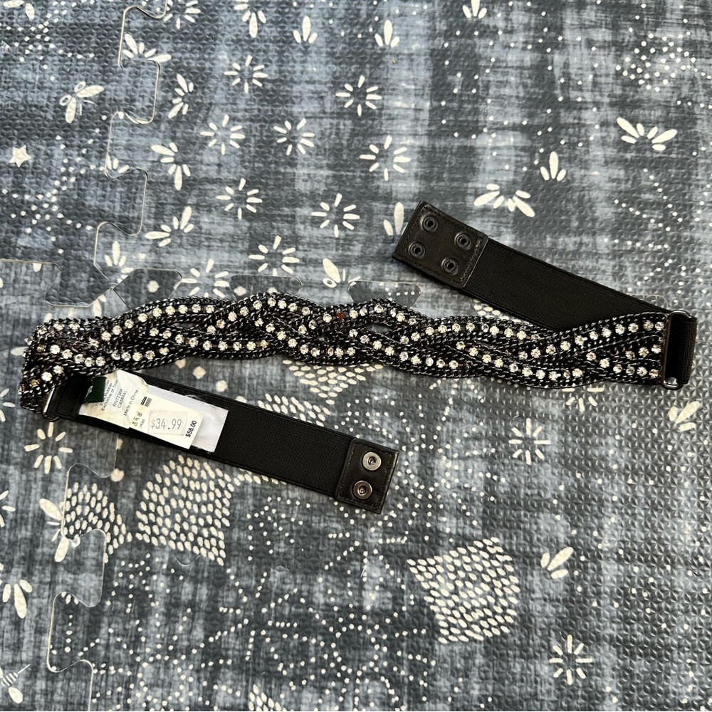 J. Crew Chain Embellished Belt Small